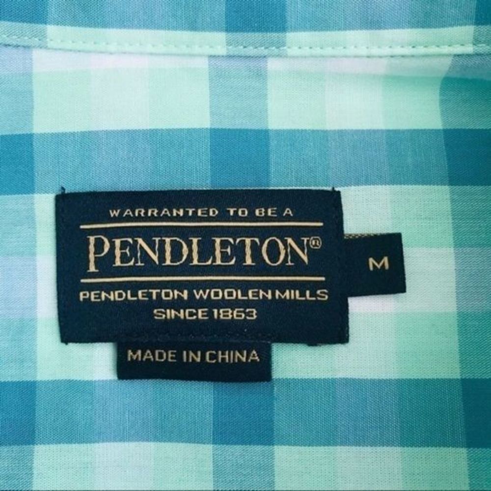 Pendleton button down blouse size M - Picture 7 of 8